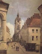 Jean Baptiste Camille  Corot Le beffroi de Douai (mk11) oil painting picture wholesale